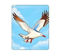 Tappetino Mouse Pad, Flying Seagulls Tampone per Mouse Lavabile Tappetini per Il Mouse Antisfilacciamento Tappetini Mouse per Notebook Gaming 25X30Cm