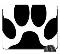 Tappetino Mouse Pad, Footstep Wolf Animal Feet Foot Hunt Steps Track Gaming Mousepad Liscia Tappetino Mouse Gaming Bordi Cuciti Gaming Pad Per Gaming Pc 25X30Cm