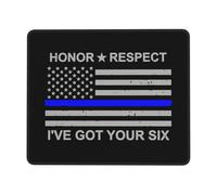 Tappetino Mouse Pad, Honor Respect I've Got Your Six Tappeto Mouse Antisfilacciamento Tappetino Mouse Gaming Antiscivolo Tappetino Mouse per Gamers Gaming 25X30Cm