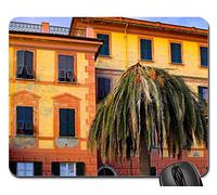 Tappetino Mouse Pad, House Home Building Architecture Residential Tampone per Mouse Bordi Cuciti Tappetini per Il Mouse Personalizzato Tappetino Mouse Gaming per Pc Ufficio 25X30Cm