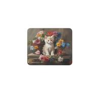 Tappetino Mouse Pad, Kittens Cat Tappetino da Gaming Confortevole Gaming Pad Ergonomico Mouse Pad per Ufficio Gamers 25X30Cm