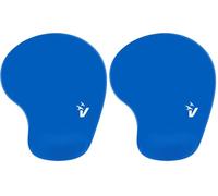 Tappetino Mouse Pad MP-02B Blu con Poggiapolso, Mouse Pad Ergonomico con Memory Foam, Tocco Morbido e Impermeabile, Supporto per Computer, Ufficio, Base di Gomma Antiscivolo (Confezione da 2)