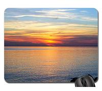 Tappetino Mouse Pad, Sunset San Nicola Arcella Calabria Italy Sea Gaming Mousepad Liscia Tappeto Mouse Ergonomico Tampone per Mouse per Notebook Laptop 25X30Cm