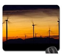 Tappetino Mouse Pad, Windrader Wind Power Energy Blue Tappetini per Il Mouse Antipolvere Tampone per Mouse Ergonomico Tappetino per Il Mouse da Gioco per Notebook Laptop 25X30Cm