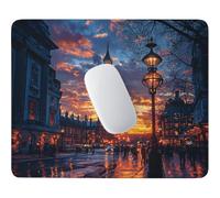 Tappetino Mouse Paesaggio Big Ben Lavabile Impermeabile 36 x 30 cm w-142