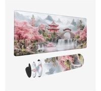 Tappetino Mouse Paesaggio Mousepad Architettura Tappetino Mouse XXL 700x300X3MM, Grande Desk Mat con 3 mm Bordi Cuciti Base in Gomma Antiscivolo, Tappetinomouse per Tastiera Lavabile per PC,Model 782