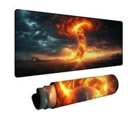 Tappetino Mouse Paesaggio Tappetino Mouse Gaming Disastro, Mousepad Bordi cuciti Precisione e Velocità Migliorate per Pc Portatile Tastiera Gaming Ufficio Arredamento Casa 400 x 100 x 3mm DBYH-7198
