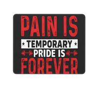 Tappetino Mouse Pain Is Temporary Pride Is Forever Mouse Pad Superficie Antipolvere Tappetino per Mouse Gaming Accessori Gaming per Computer Ufficio Casa XL