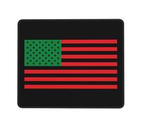 Tappetino Mouse Pan-African American Flag Tappetini Gaming Accessori Gaming Base Antiscivolo Tappetino per Mouse per Essenziale per Ufficio Pc E Laptop Casa L