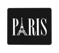 Tappetino Mouse Paris France Eiffel Tower Tappetini Base Antiscivolo Accessori Gaming Soft Tappetino per Mouse per Ufficio Computer Essenziale per Ufficio L