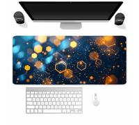 Tappetino Mouse Particella geometrica 600x400mm, Gaming mouse Pad XXL con Base Antiscivolo, Aderente e Liscio, Migliora la Precisione e la Velocità, Mousepad xxl Lavabile per Mouse Tastiera gaming