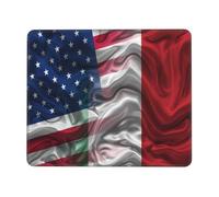 Tappetino Mouse Personalized Design Vivid America Flag Italian Flag Tappetino per Mouse Portatile Tappetini Resistente agli Schizzi Accessori Gaming per Casa Essenziale per Ufficio Pc E Laptop M