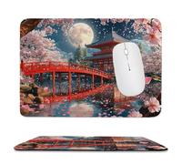 Tappetino Mouse Piccolo 180 x 220 mm - Tappetino Mouse Gaming Farfalla Luna Mousepad - Controllo Preciso del Mouse Migliora la Velocità e la Precisione - Tenuta Stabile - Accessori Scrivania ti1158