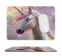 Tappetino Mouse Piccolo 270 x 220 mm - Tappetino Mouse Gaming unicorno Mousepad - Controllo Preciso del Mouse Migliora la Velocità e la Precisione - Tenuta Stabile - Accessori Scrivania - Regali ti207
