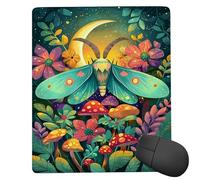 Tappetino Mouse Piccolo 340 x 280 mm - Tappetino Mouse Gaming Luna Lupo Mousepad - Controllo Preciso del Mouse Migliora la Velocità e la Precisione - Tenuta Stabile - Accessori Scrivania ti1162