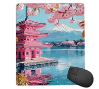 Tappetino Mouse Piccolo 340 x 280 mm - Tappetino Mouse Gaming Monte Fuji Loft Mousepad - Controllo Preciso del Mouse Migliora la Velocità e la Precisione - Tenuta Stabile - Accessori Scrivania ti266