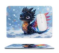 Tappetino Mouse Piccolo 340 x 280 mm - Tappetino Mouse Gaming scheletro Mousepad - Controllo Preciso del Mouse Migliora la Velocità e la Precisione - Tenuta Stabile - Accessori Scrivania ti603