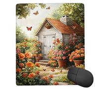 Tappetino Mouse Piccolo 500 x 250 mm - Tappetino Mouse Gaming Cabana Fiori Mousepad - Controllo Preciso del Mouse Migliora la Velocità e la Precisione - Tenuta Stabile - Accessori Scrivania ti1042