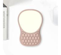 Tappetino Mouse Poggiapolsi con Supporto Polso e Design Massaggio, Comodo Ergonomico Mouse Pad, Tappetino per Mouse con Schiuma di Memoria e Base in PU Antiscivolo(Deep pink,1pc)