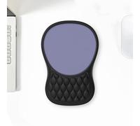 Tappetino Mouse Poggiapolsi per il Polso e Design Massaggiante,Mousepad Ergonomico con Memory Foam Base in PU Antiscivolo, per Gaming l'Ufficio(Deep purple,4pcs)