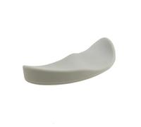 Tappetino Mouse Poggiapolsi Tappetino for mouse ergonomico, poggiapolsi in gel di silicone, antiscivolo, supporto for , tappetino for for computer, for ufficio, giochi for PC(Silver Gray,Right hand)