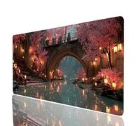 Tappetino Mouse Ponte Tappetino Mouse xxl 800x400x3mm Mousepad Scale Cucire i Bordi Migliorare la Precisione e la Velocità Mousepad per Scrivania Gaming Tastiera Wireless Pc Portatile Regalo Model6445