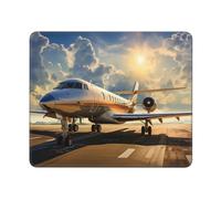 Tappetino Mouse Private Plane Portatile Mouse Mat Bordi Cuciti Accessori Gaming per Computer Pc Mac 10X12In