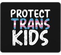 Tappetino Mouse Protect Trans Kids Transgender Youth LGBT-Q Accessori Gaming Soft Mouse Pad Superficie Antipolvere Tappetino per Mouse per Essenziale per Ufficio Pc E Laptop Casa L