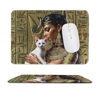 Tappetino Mouse Regina d'Egitto - Tappetino Scrivania Gaming PC, Impermeabile e Antiscivolo 320x260x3mm| Accessori Gaming per Scrivania | Desk Mat | Migliora la Precisione e la Velocità | Portatile k7