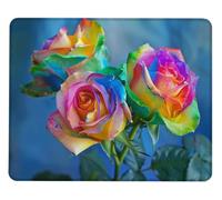 Tappetino Mouse Rosa Gaming Mouse Pad con Base Rubber in Gomma Antiscivolo Mousepad 340x280x3mm Bordo con Cuciture Impermeabile Tappetini per Mousepad, per laptop, PC, Ufficio, lavoro e Gaming X0-47