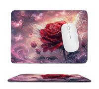 Tappetino Mouse Rose di sogno - Tappetino Scrivania Gaming PC, Impermeabile e Antiscivolo 360x300x3mm| Accessori Gaming per Scrivania | Desk Mat | Migliora la Precisione e la Velocità | Portatile k594