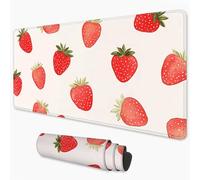 Tappetino Mouse Rosso Tappetino Mouse xxl 700x300 mm Impermeabile Accessori Scrivania con Base Antiscivolo, Migliora Precisione e Velocità, Mousepad Gaming per Laptop, Computer (Frutta) 3Y-427