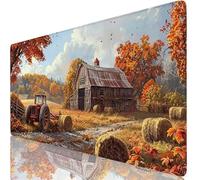 Tappetino Mouse Rosso Tappetino Scrivania Trattore Mouse Pad con Base in Gomma Antiscivolo per Pulire Lavabile, Sottomano Scrivania Antiscivolo, Mousepad per Ufficio, Laptop 700 x 400 x 3mm K0-923