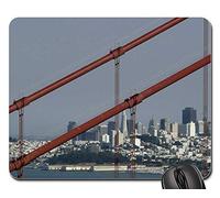 Tappetino Mouse, San Francisco City California USA Steel Cable Tappetino Mouse Pad Antiscivolo Tappetini Mouse Liscia Tappeto Mouse per Notebook Pc 25X30Cm