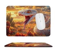 Tappetino Mouse Serpente di sogno - Tappetino Scrivania Gaming PC, Impermeabile e Antiscivolo 320x260x3mm| Accessori Gaming per Scrivania | Desk Mat | Migliora la Precisione e la Velocità k-596