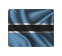 Tappetino Mouse, Silk Style Flag of Botswana Gaming Tappetino Mouse Base in Gomma Tampone per Mouse Antiscivolo Tappetino Mouse Gaming per Mouse Pc 25X30Cm