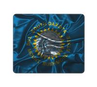 Tappetino Mouse, Silk Style Flag of South Dakota Tappetini Mouse Antisfilacciamento Mouse Pad Multifunzionale Tappeto Mouse per Gamers Gaming 25X30Cm