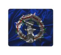 Tappetino Mouse, Silk Style Flag of The Northern Mariana Islands Tappetino per Il Mouse da Gioco Lavabile Tappetini Mouse Pratica Tappetino Mouse Pad per Notebook Gamers 25X30Cm