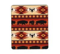 Tappetino Mouse, Southwest Native American Retro Aztec Pattern Tappetino Mouse Pad Antisfilacciamento Tappetini Mouse Personalizzato Tappetino per Il Mouse da Gioco per Notebook Pc 25X30Cm