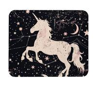 Tappetino Mouse Stars Unicorns Space Pattern Accessori Gaming Soft Mousepad Superficie Antipolvere Tappetini per Pc E Laptop Computer Casa L