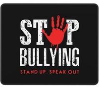 Tappetino Mouse Stop Bullying Accessori Gaming Base Antiscivolo Mousepad Soft Tappetini per Essenziale per Ufficio Pc E Laptop Casa S