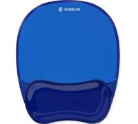 Tappetino Mouse Subblim Ergo Crystal Flex ergonomico Gel Crystal Flex blu scuro