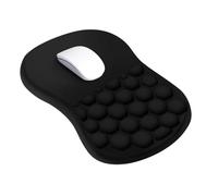 Tappetino Mouse, Tappetino per Mouse con Supporto Polso e Design Massaggio, Comodo Ergonomico Mouse Pad, Tappetino Mouse Poggiapolsi con Schiuma di Memoria e Base in Silicone Antiscivolo, 30 * 20CM