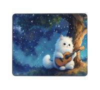 Tappetino Mouse, Tappetino Scrivania Gaming Cartone animato Gatto Mouse Pad 250 x 200 mm Piccolo Mousepad da Scrivania in Ufficio, Adatto per Notebook e Computer Desktop Accessori Scrivania o-449