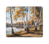 Tappetino Mouse, Tappetino Scrivania Gaming foresta Mouse Pad 420 x 350 mm Piccolo Mousepad da Scrivania in Ufficio, Adatto per Notebook e Computer Desktop Accessori Scrivania o-734