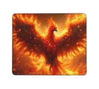 Tappetino Mouse, Tappetino Scrivania Gaming La Fenice del Fuoco Mouse Pad 300 x 250 mm Piccolo Mousepad da Scrivania in Ufficio, Adatto per Notebook e Computer Desktop Accessori Scrivania o-391