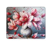 Tappetino Mouse, Tappetino Scrivania Gaming Orchidee di giada Mouse Pad 340 x 280 mm Piccolo Mousepad da Scrivania in Ufficio, Adatto per Notebook e Computer Desktop Accessori Scrivania o-1018