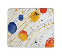 Tappetino Mouse, Tappetino Scrivania Gaming Pianeta astratto Mouse Pad 300 x 250 mm Piccolo Mousepad da Scrivania in Ufficio, Adatto per Notebook e Computer Desktop Accessori Scrivania o-141