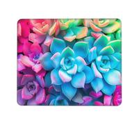 Tappetino Mouse, Tappetino Scrivania Gaming Piante multicarne Mouse Pad 340 x 280 mm Piccolo Mousepad da Scrivania in Ufficio, Adatto per Notebook e Computer Desktop Accessori Scrivania o-238