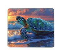 Tappetino Mouse, Tappetino Scrivania Gaming tartarughe marine Mouse Pad 340 x 280 mm Piccolo Mousepad da Scrivania in Ufficio, Adatto per Notebook e Computer Desktop Accessori Scrivania o-282